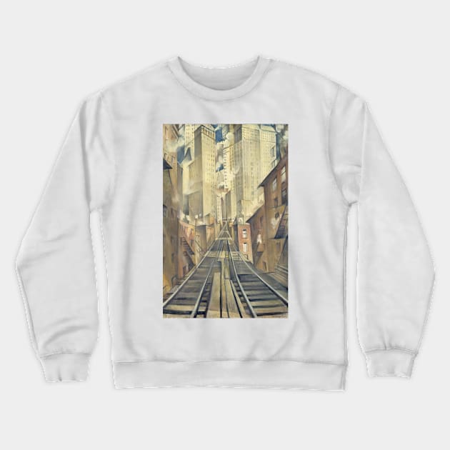 The Soul of the Soulless City, Christopher Richard Wynne Nevinson Crewneck Sweatshirt by big_owl